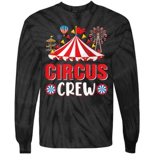 Circus Crew Funny Circus Staff Gift Costume Circus Theme Party Tie-Dye Long Sleeve Shirt