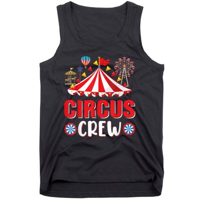 Circus Crew Funny Circus Staff Gift Costume Circus Theme Party Tank Top