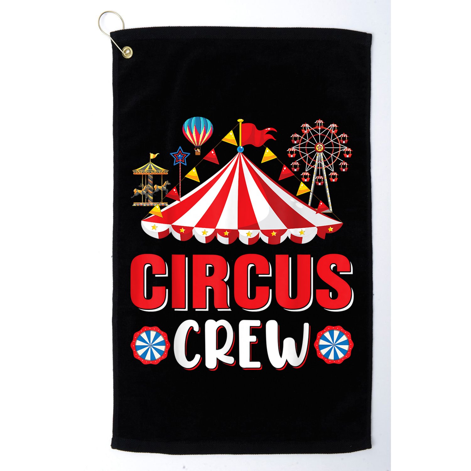 Circus Crew Funny Circus Staff Gift Costume Circus Theme Party Golf Towel