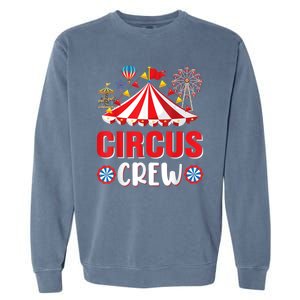 Circus Crew Funny Circus Staff Gift Costume Circus Theme Party Garment-Dyed Sweatshirt