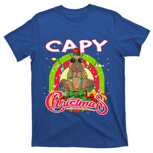 Capy Christmas Funny Capybara Funny Christmas Funny Gift T-Shirt