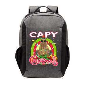 Capy Christmas Funny Capybara Funny Christmas Funny Gift Vector Backpack