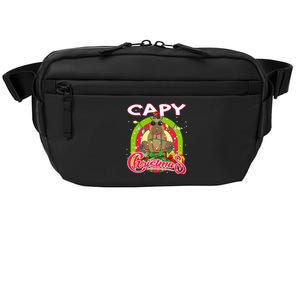 Capy Christmas Funny Capybara Funny Christmas Funny Gift Crossbody Pack