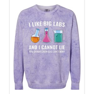 Chemistry Chemist Funny Labs Laboratory Colorblast Crewneck Sweatshirt