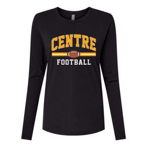 Centre College Football Arch Womens Cotton Relaxed Long Sleeve T-Shirt