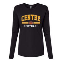 Centre College Football Arch Womens Cotton Relaxed Long Sleeve T-Shirt