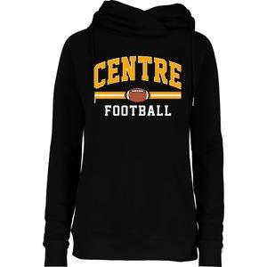 Centre College Football Arch Womens Funnel Neck Pullover Hood