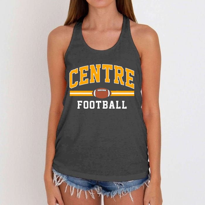 Centre College Football Arch Women's Knotted Racerback Tank