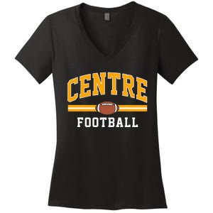 Centre College Football Arch Women's V-Neck T-Shirt