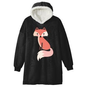 Cute Cartoon Fox Animal & Nature Lover Gift JDK0001 Hooded Wearable Blanket