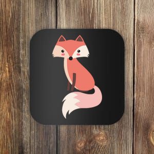 Cute Cartoon Fox Animal & Nature Lover Gift JDK0001 Coaster