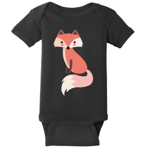 Cute Cartoon Fox Animal & Nature Lover Gift JDK0001 Baby Bodysuit