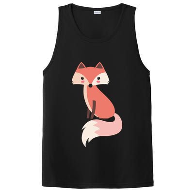 Cute Cartoon Fox Animal & Nature Lover Gift JDK0001 PosiCharge Competitor Tank