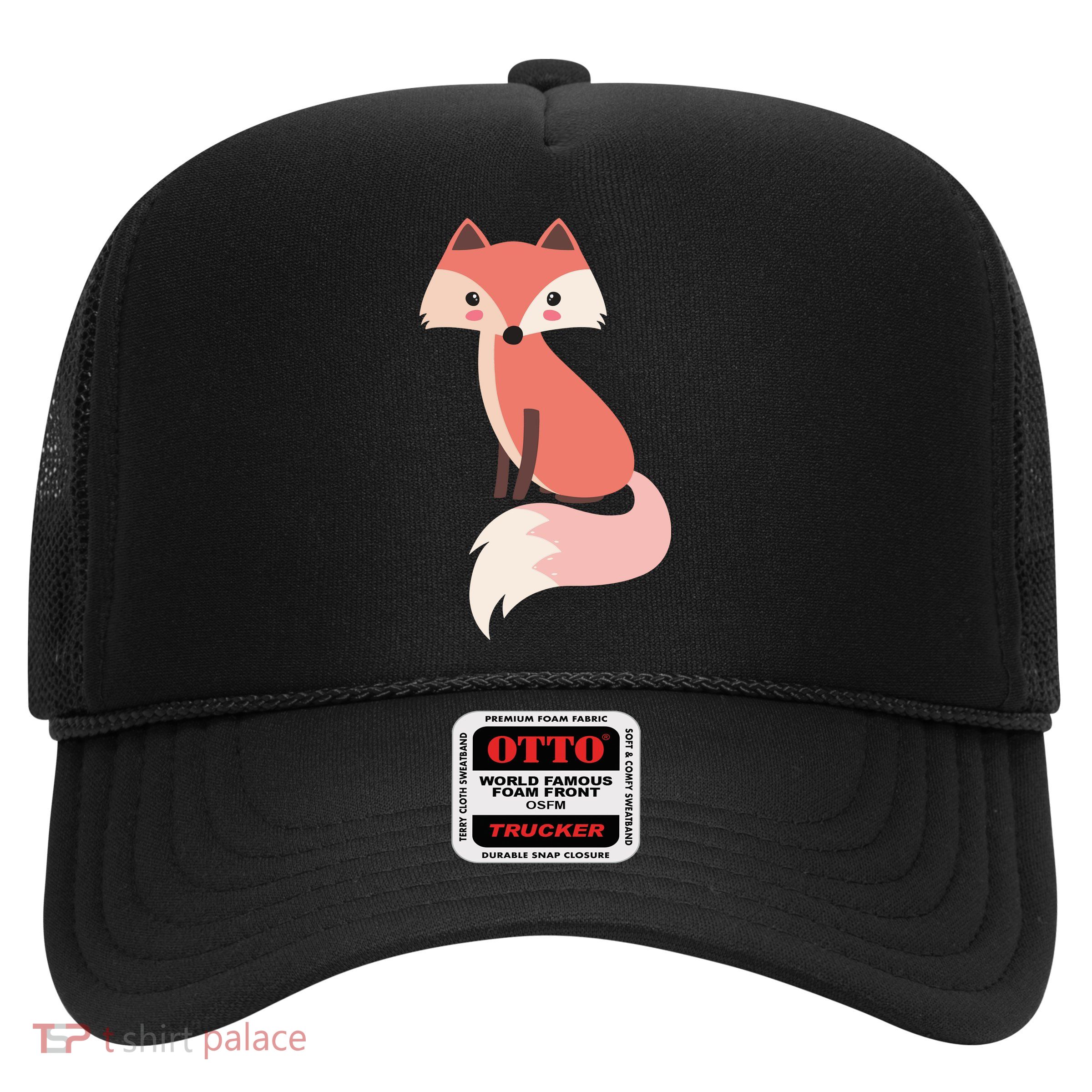 Cute Cartoon Fox Animal & Nature Lover Gift JDK0001 Trucker Hat
