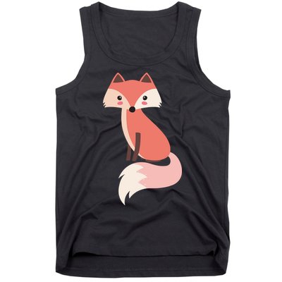 Cute Cartoon Fox Animal & Nature Lover Gift JDK0001 Tank Top