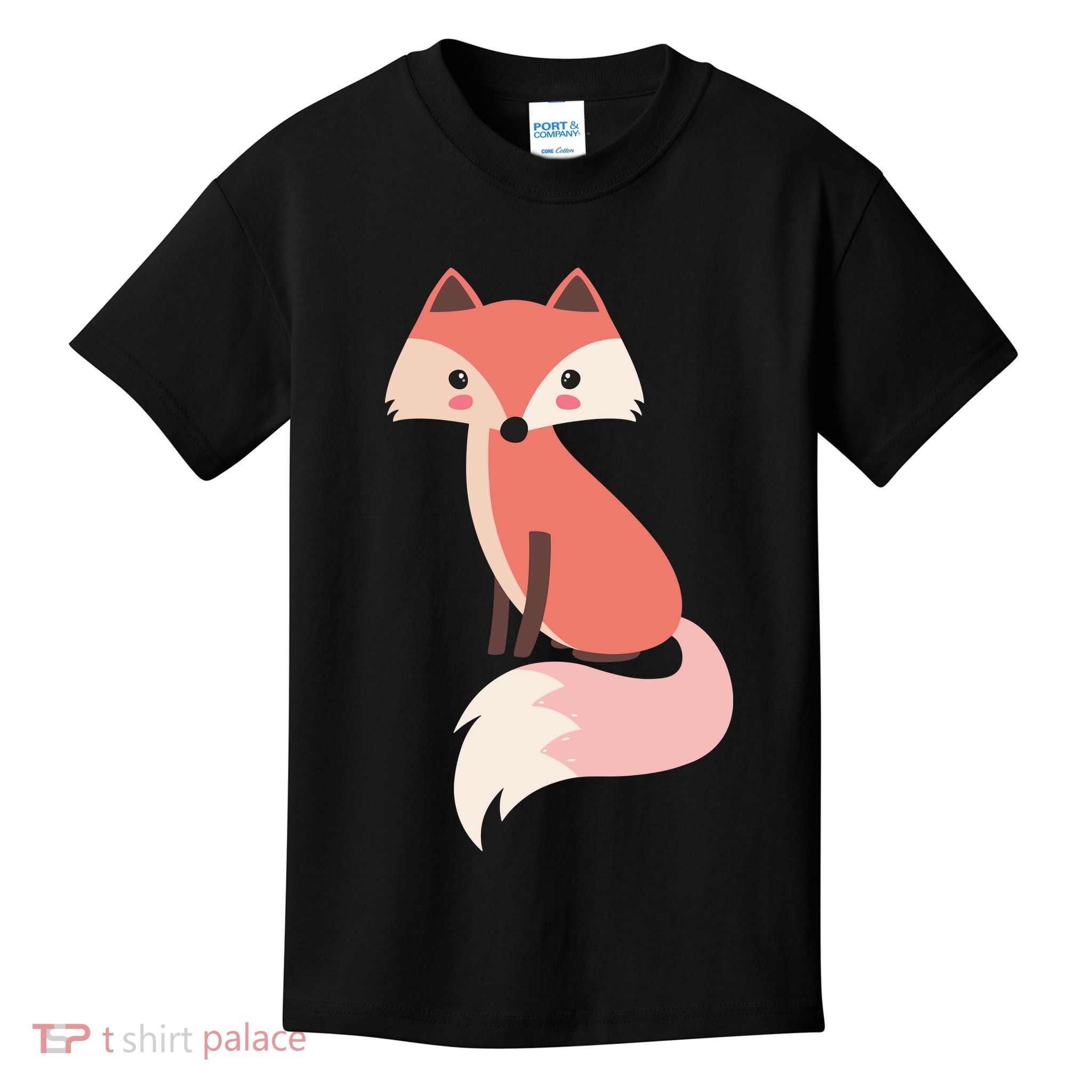 Cute Cartoon Fox Animal & Nature Lover Gift JDK0001 Kids T-Shirt