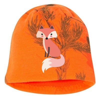 Cute Cartoon Fox Animal & Nature Lover Gift JDK0001 Kati - Camo Knit Beanie