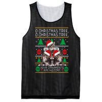 Cats Christmas Funny Ornaments Pajama Family Gift Mesh Reversible Basketball Jersey Tank