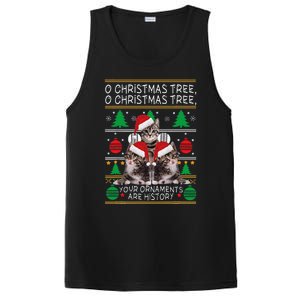 Cats Christmas Funny Ornaments Pajama Family Gift PosiCharge Competitor Tank