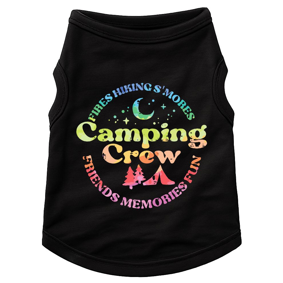 Camping Crew Family Friends Doggie Tank