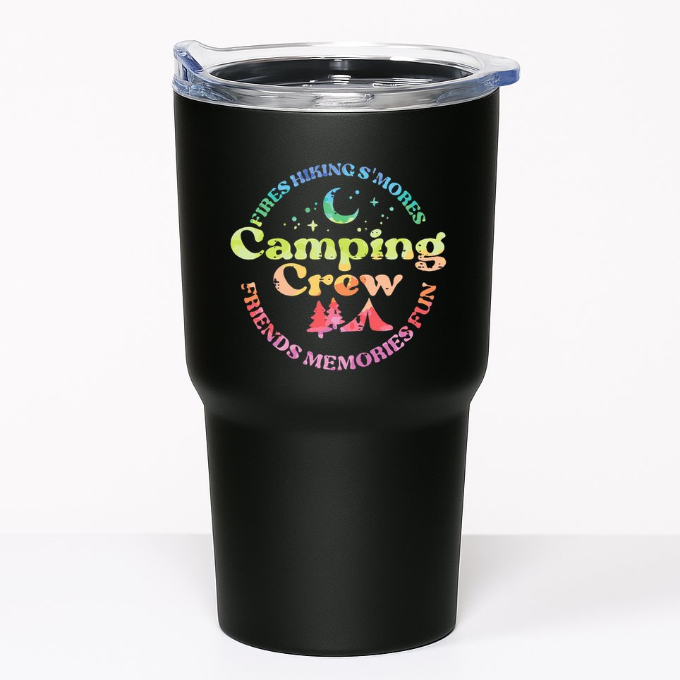 Camping Crew Family Friends Tumbler