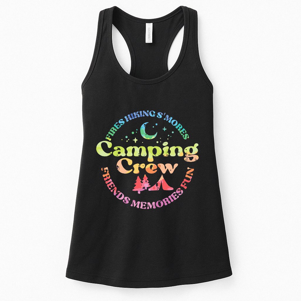 Camping Crew Family Friends Womens Tank Top