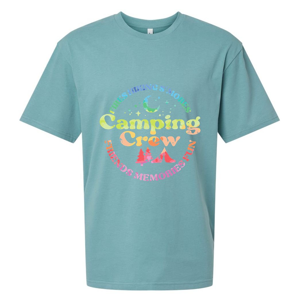 Camping Crew Family Friends Sueded Cloud Jersey T-Shirt