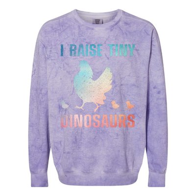 Cute Chicken For Rooster Hen Chicken Farmer Lovers Colorblast Crewneck Sweatshirt