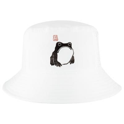 Cute Cottagecore Frog Grumpy Japanese Frog Cool Comfort Performance Bucket Hat