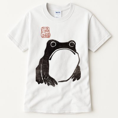 Cute Cottagecore Frog Grumpy Japanese Frog Tall T-Shirt