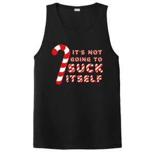 Candy Cane Funny Christmas Joke That WonT By Itself Funny Gift PosiCharge Competitor Tank