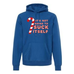 Candy Cane Funny Christmas Joke That WonT By Itself Funny Gift Premium Hoodie