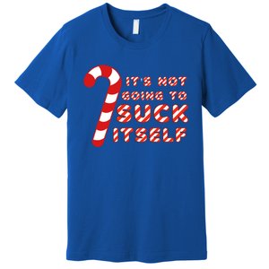 Candy Cane Funny Christmas Joke That WonT By Itself Funny Gift Premium T-Shirt