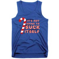 Candy Cane Funny Christmas Joke That WonT By Itself Funny Gift Tank Top