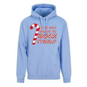 Candy Cane Funny Christmas Joke That WonT By Itself Funny Gift Unisex Surf Hoodie