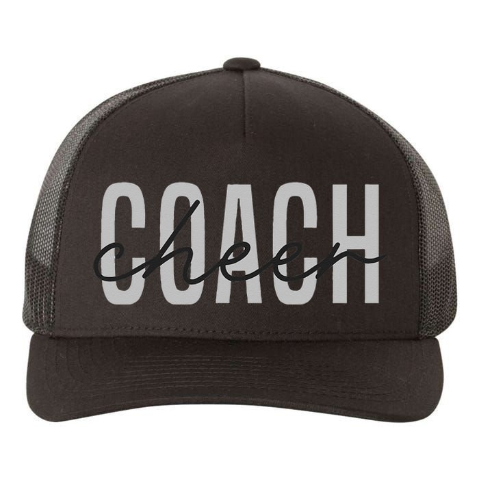 Cheer Coach Funny Design Cute Cheer Coach Cool Coaching Yupoong Adult 5-Panel Trucker Hat