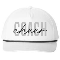 Cheer Coach Funny Design Cute Cheer Coach Cool Coaching Snapback Five-Panel Rope Hat