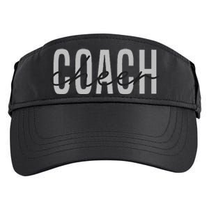 Cheer Coach Funny Design Cute Cheer Coach Cool Coaching Adult Drive Performance Visor