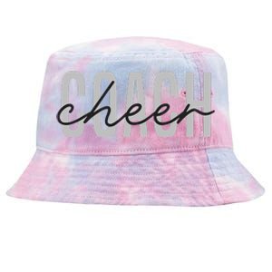 Cheer Coach Funny Design Cute Cheer Coach Cool Coaching Tie-Dyed Bucket Hat