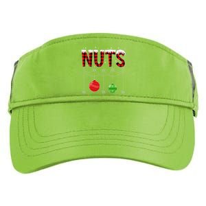 ChestNuts Christmas Funny Matching Couple Outfit Nuts Adult Drive Performance Visor