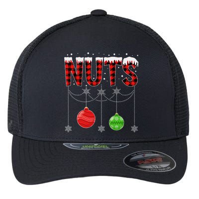 ChestNuts Christmas Funny Matching Couple Outfit Nuts Flexfit Unipanel Trucker Cap