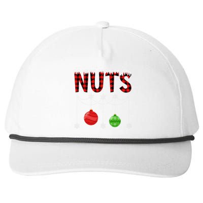 ChestNuts Christmas Funny Matching Couple Outfit Nuts Snapback Five-Panel Rope Hat