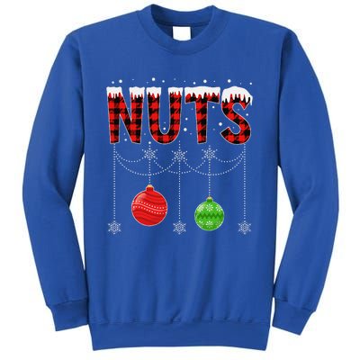 ChestNuts Christmas Funny Matching Couple Outfit Nuts Sweatshirt