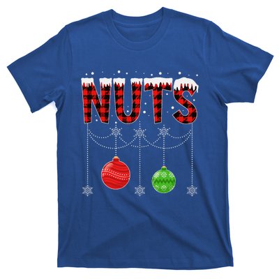 ChestNuts Christmas Funny Matching Couple Outfit Nuts T-Shirt