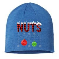 ChestNuts Christmas Funny Matching Couple Outfit Nuts Sustainable Beanie