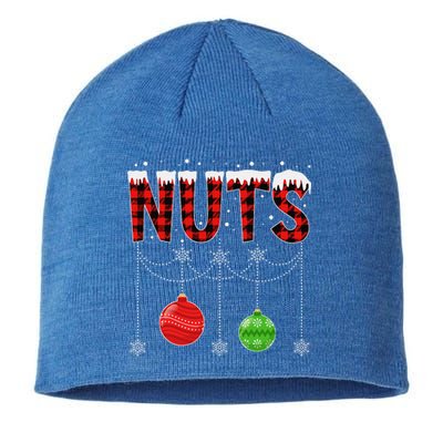 ChestNuts Christmas Funny Matching Couple Outfit Nuts Sustainable Beanie