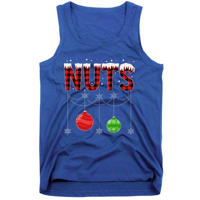 ChestNuts Christmas Funny Matching Couple Outfit Nuts Tank Top