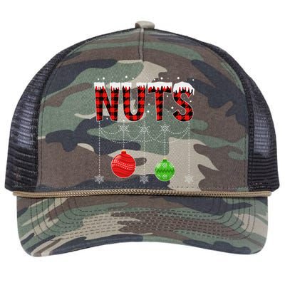 ChestNuts Christmas Funny Matching Couple Outfit Nuts Retro Rope Trucker Hat Cap