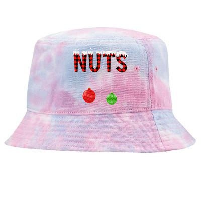 ChestNuts Christmas Funny Matching Couple Outfit Nuts Tie-Dyed Bucket Hat