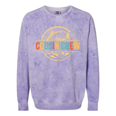 Cousin Crew For Fisherman Fishing Lovers Colorblast Crewneck Sweatshirt